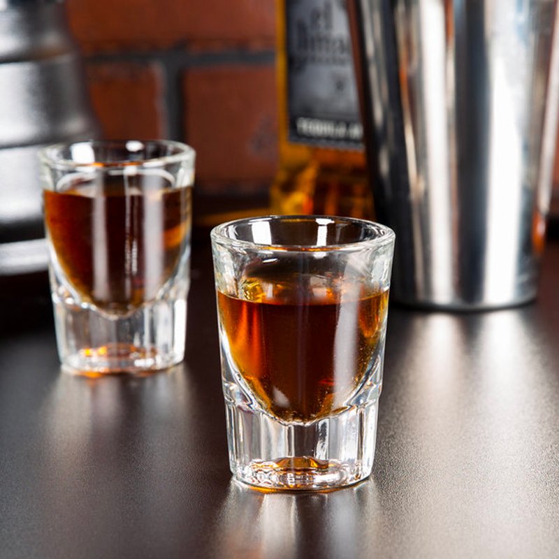 4 4 Cl Onis Shoots And Shooters Tarro de licor de vidrio Set de 12 piezas