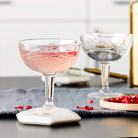 25 Cl Onis Hobstar Copa cocktail de vidrio Set de 12 piezas