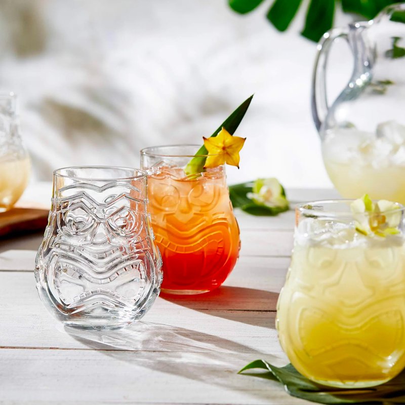 47 Cl Onis Tiki Split Verre à cocktail en verre Set de 12 pièces