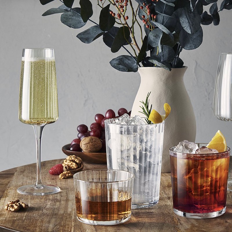 25 5 Cl Bormioli Rocco Exclusiva Flûte En Verre Set 6 pièces