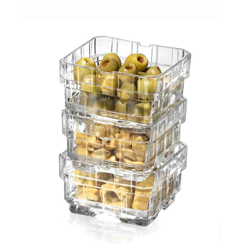 12 Cl Rcr Stack Click Clack 75 Copita de vidrio Set de 6 piezas