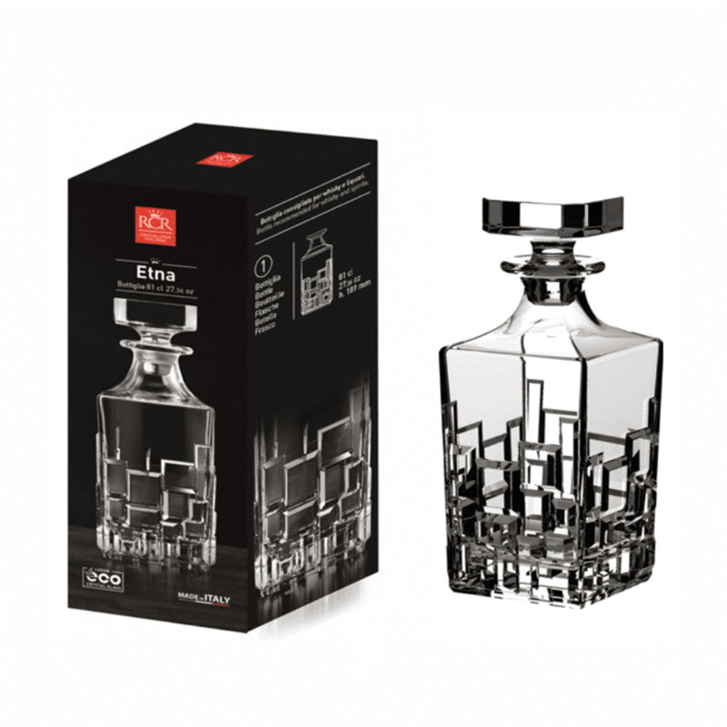 81 Cl Rcr Etna Bottiglia Whisky In Vetro