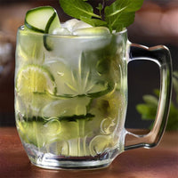 43 Cl Rcr Tattoo Moscow Mule-glas van glas Set van 4 stuks