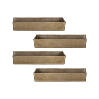 18X6 Cm Etna Coppetta In Porcellana Set 4 Pz