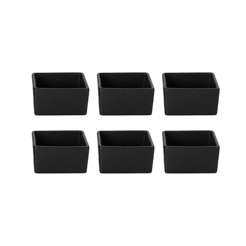 6X6 Cm Etna Petite Coupe En Porcelaine Set de 6 Pcs