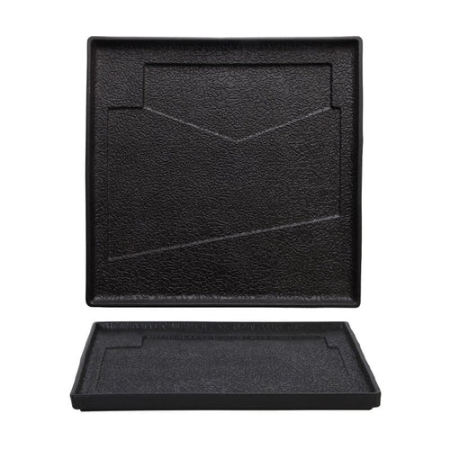 30X30 Cm Etna Square Tray Plate in Porcelain