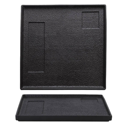 30X30 Cm Etna Square Tray Plate in Porcelain