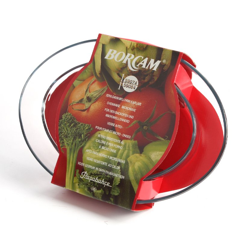 Pasabahce Borcam Set Plats À Four Ovales En Verre Borosilicate Set 2 Pièces