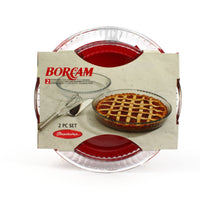 Pasabahce Borcam Set Runde Kuchenformen Aus Borosilikatglas Set 2 Stück