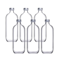 1 1 Litri Pasabahce Iconic Bouteille Eau En Verre Set 6 Pcs