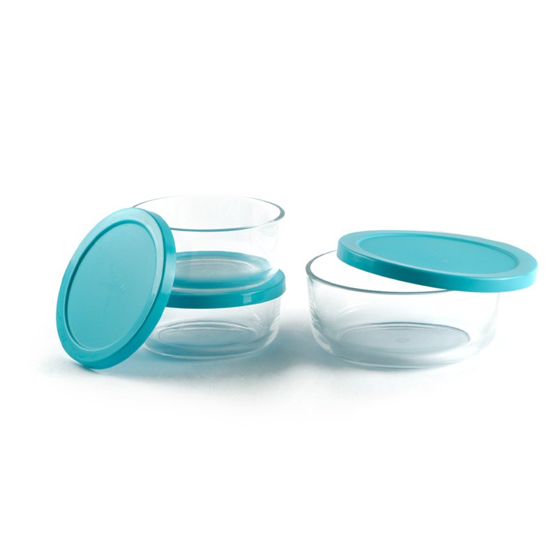 Pasabahce Polar Food Storage Containers In Glass Set 3 Pcs