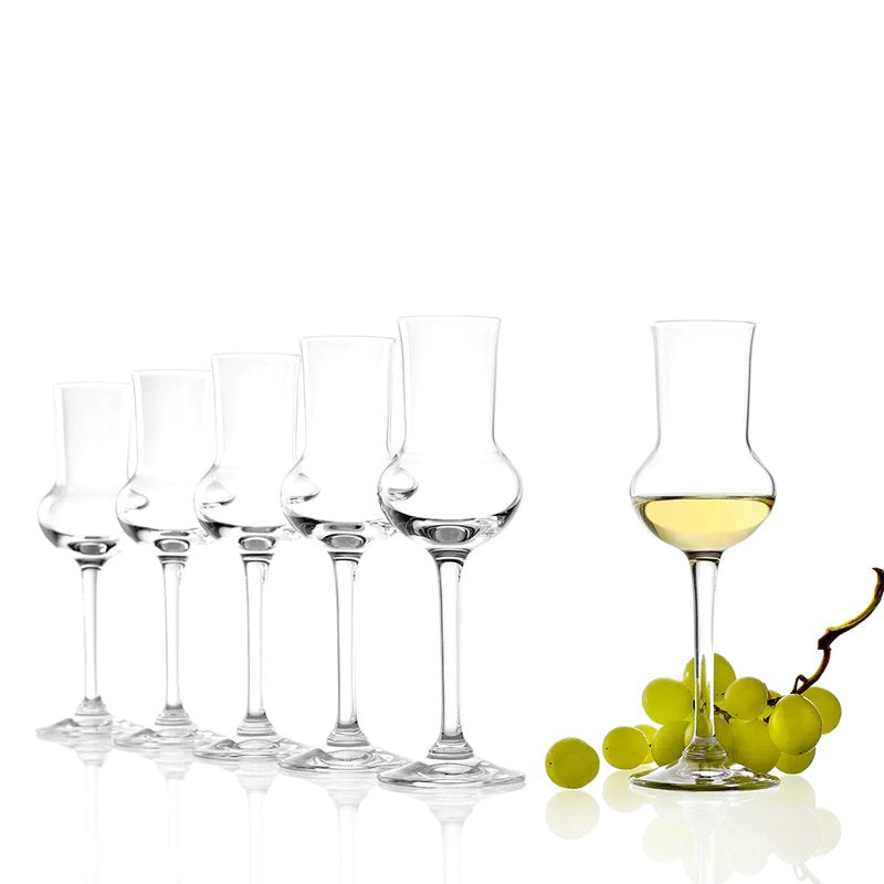 8 Cl Stolzle Lausitz Professional Verre à Grappa en Verre - Lot de 6 Pièces