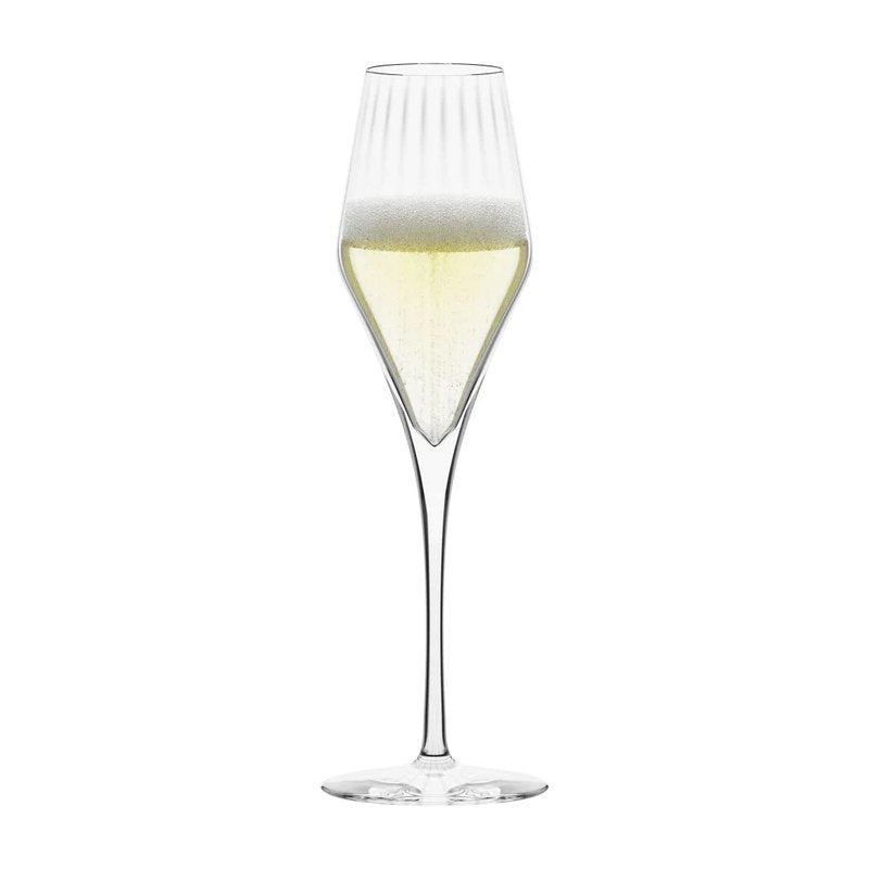 29 Cl Stolzle Lausitz Symphony Champagneglas van glas Set van 6 stuks