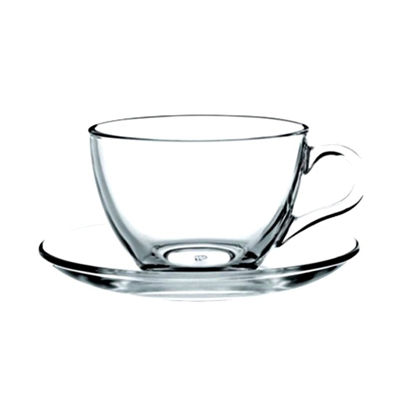 21,5 cl Pasabahce Basic taza cappuccino vidrio set 6 uds