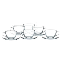 21,5 cl Pasabahce Basic taza cappuccino vidrio set 6 uds