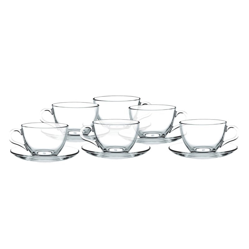 21,5 cl Pasabahce Basic taza cappuccino vidrio set 6 uds