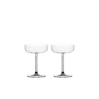 25 cl - Nachtmann Bossa Nova Verre Cocktail Coupe En Verre Cristallin - Lot de 2 Pièces