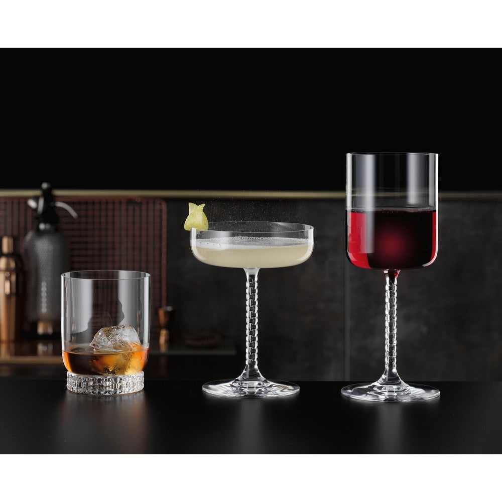 25 cl - Nachtmann Bossa Nova Verre Cocktail Coupe En Verre Cristallin - Lot de 2 Pièces