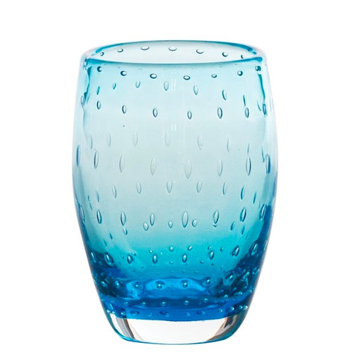 35 Cl Zafferano Bolicante vaso de agua burbujas de vidrio soplado Set de 6 piezas