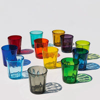 32 Cl Zafferano Bei water glass in mouth-blown glass - set of 6 pieces