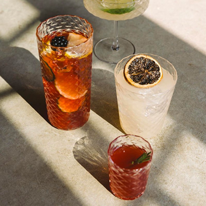 41 Cl Zafferano Veneziano Mixology Verre à boisson en verre Set de 4 pièces