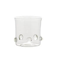 38 Cl Zafferano Patea Bicchiere Acqua Punti Colorati In Vetro Borosilicato Set 6 Pezzi