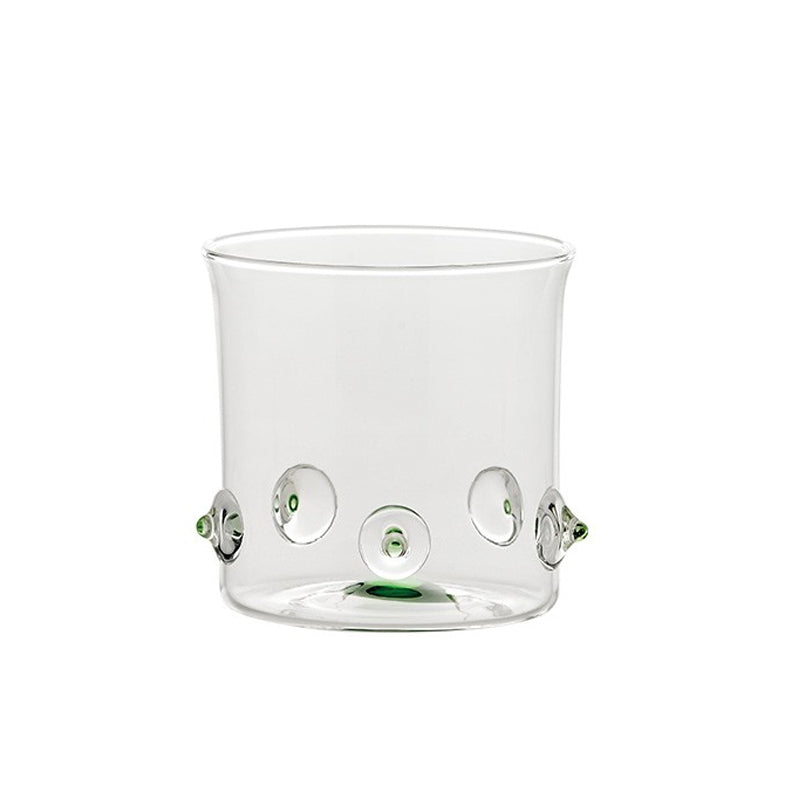 38 Cl Zafferano Patea Bicchiere Acqua Punti Colorati In Vetro Borosilicato Set 6 Pezzi