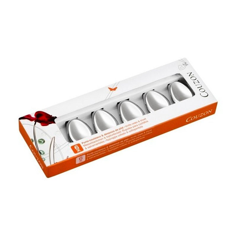 Couzon Drop Repose-couverts en acier inox Set de 6 pz