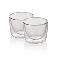 7 Cl Ilsa Double-Wall Coffee Cup In Borosilicate Glass Set of 2 Pcs