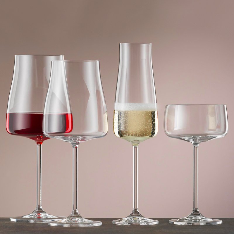 60 Cl Crystalex Bohemia Bohemia Copa de Vino Tinto De Vidrio Set de 6 Pzas