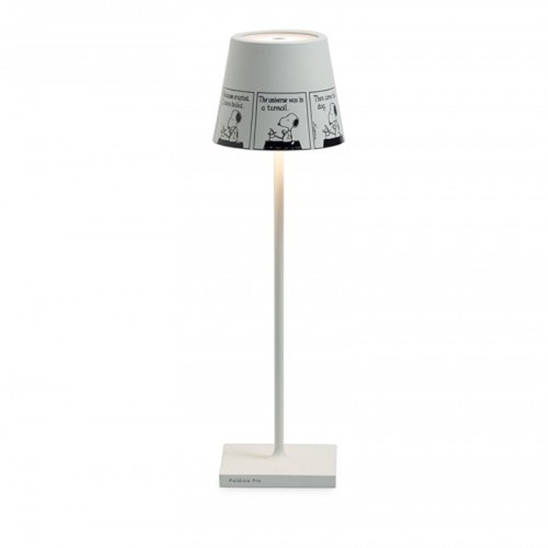 38 Cm Zafferano Poldina X Peanuts lámpara de mesa