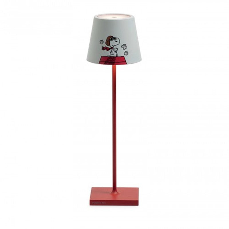 38 Cm Zafferano Poldina X Peanuts lámpara de mesa