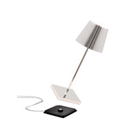 30 Cm Zafferano Poldina Mini Lampada Da Tavolo