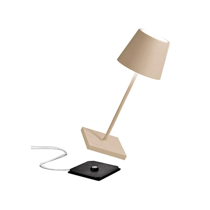 30 Cm Zafferano Poldina Mini Lampada Da Tavolo