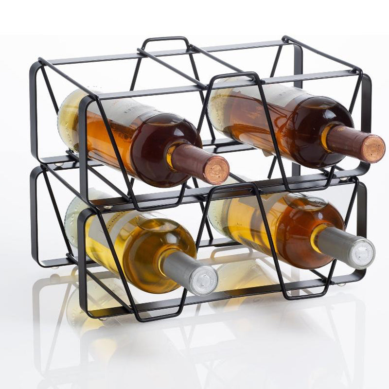 Tomasucci Cin Botellero Modular Para 2 Botellas En Acero Inoxidable