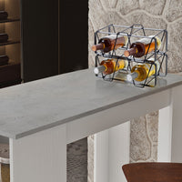Tomasucci Cin Botellero Modular Para 2 Botellas En Acero Inoxidable