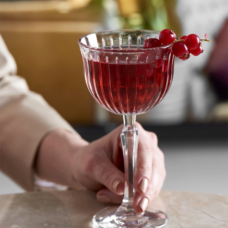 17 Cl Pasabahce Joy Nick en Nora glas van glas Set van 4 stuks