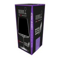 100 2 Cl Riedel Winewings Cabernet Merlot Red Wine Glass in Crystal Glass