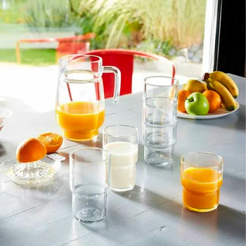22 Cl Arcoroc Log Vaso para bebidas de vidrio Set de 6 piezas