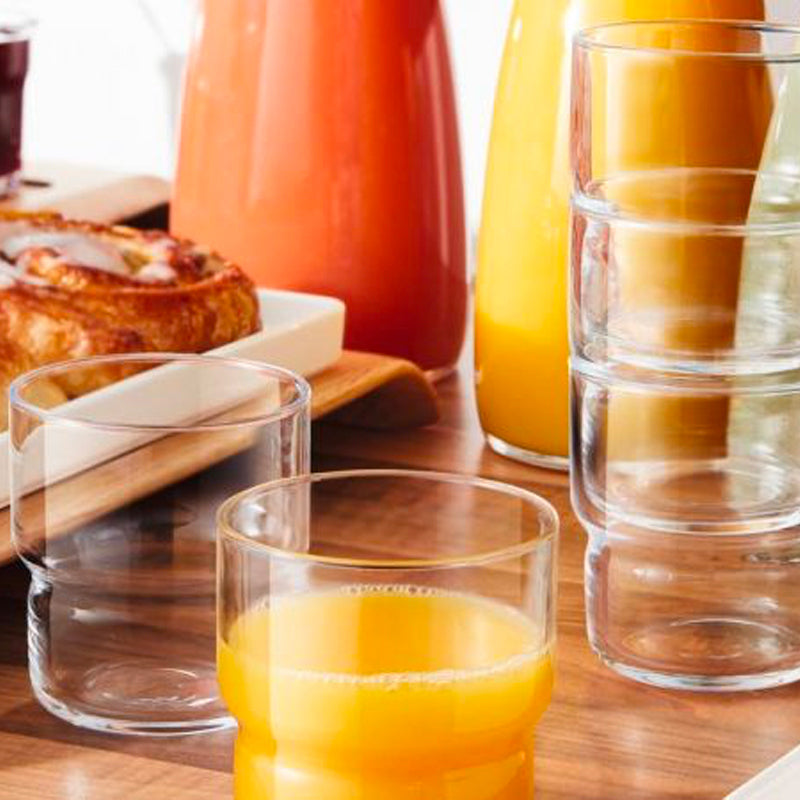 22 Cl Arcoroc Log Vaso para bebidas de vidrio Set de 6 piezas