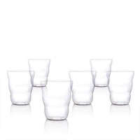 37 Cl Italesse Cloud Tarro de agua de vidrio borosilicato Set de 6 piezas