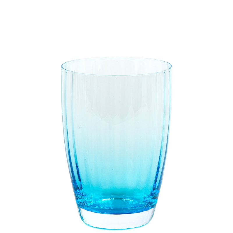 38 Cl Italesse Mykonos Water Glass in Glass Set of 6 Pieces