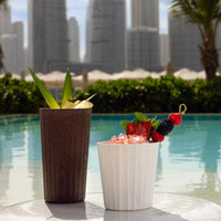 40 Cl Italesse Kodama Beach Erfrischungsglas aus Polypropylen Set mit 48 Stk