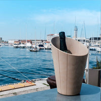 20 4 X H 31 5Cm Italesse Timber Secchiello Champagne Per 1 Bottiglia In Ecorec