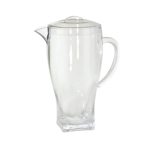 2 2 L Ilsa Crystal Agata Carafe In MS with Lid