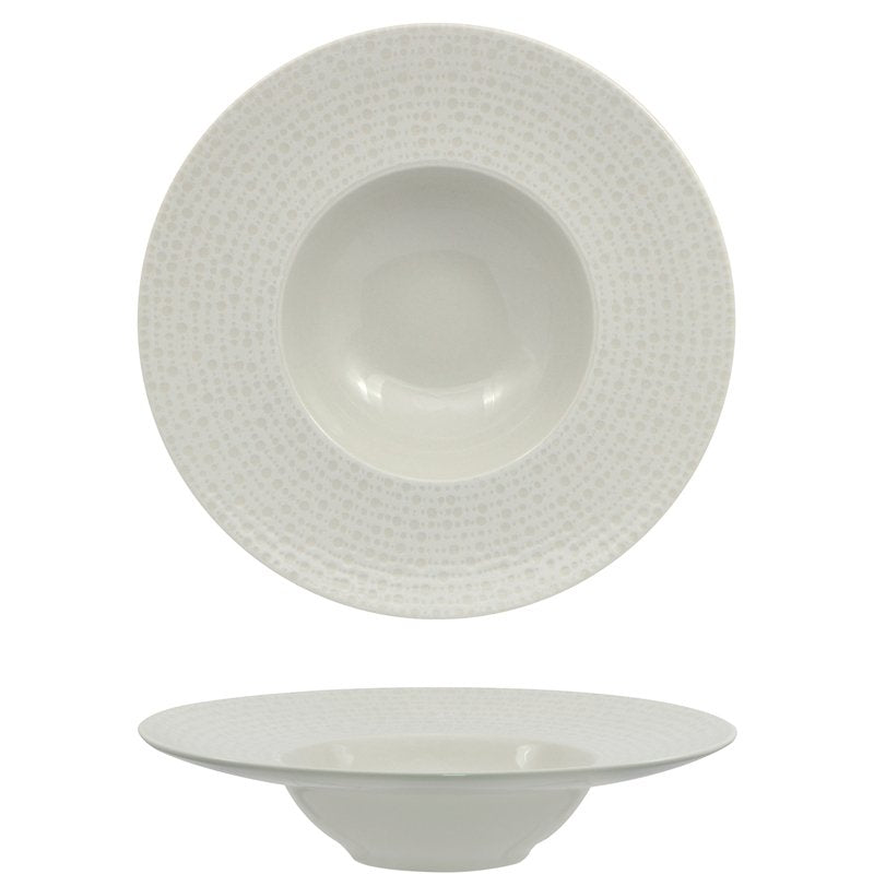 27 5 Cm Saturnia Nail Assiette à pâtes en porcelaine Set 6 Pcs