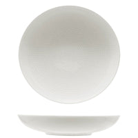 22 Cm Saturnia Nail Assiette creuse en porcelaine Set de 12 pz