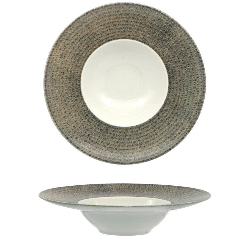 27 5 Cm Saturnia Nail Assiette à pâtes en porcelaine Set 6 Pcs