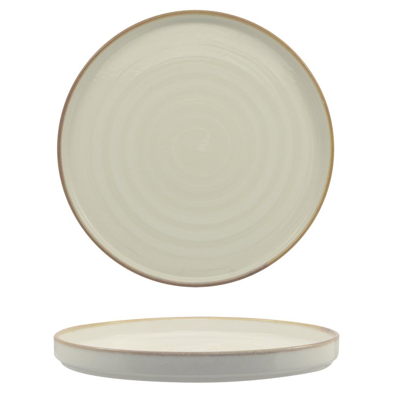 28 Cm Saturnia Vortex Plato llano de porcelana Set de 6 pz