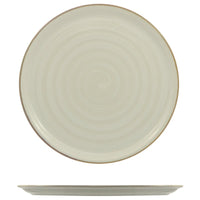 33 Cm Saturnia Vortex Plato de Pizza en Porcelana Set 6 Pzs